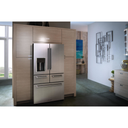 Kitchenaid® 25.8 Cu. Ft. 36 Multi-Door Freestanding Refrigerator with Platinum Interior Design KRMF706ESS