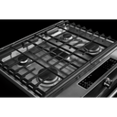 Kitchenaid® 30-Inch 5-Burner Dual Fuel Convection Slide-In Range with Baking Drawer YKSDB900ESS