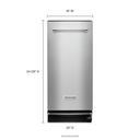 Kitchenaid® 1.4 Cu. Ft. Built-In Trash Compactor KTTS505ESS