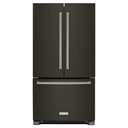 Kitchenaid® 25 Cu. Ft. 36-Width Standard Depth French Door Refrigerator with Interior Dispense and PrintShield™ Finish KRFF305EBS