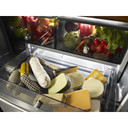 Kitchenaid® 23.8 cu. ft. 36" Counter-Depth French Door Platinum Interior Refrigerator with PrintShield™ Finish KRFC704FPS