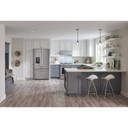 Kitchenaid® 23.8 cu. ft. 36" Counter-Depth French Door Platinum Interior Refrigerator with PrintShield™ Finish KRFC704FPS