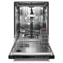 Kitchenaid® 39 dBA Dishwasher in PrintShield™ Finish with Third Level Utensil Rack KDTE204KBS