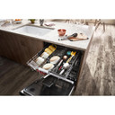 Kitchenaid® 44 dBA Dishwasher in PrintShield™ Finish with 360° Max Jets™ Third Rack KDPM604KBS