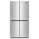 Kitchenaid® 19.4 cu. ft. 36-inch wide Counter-Depth 4-Door Refrigerator with PrintShield™ Finish KRQC506MPS
