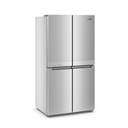 Kitchenaid® 19.4 cu. ft. 36-inch wide Counter-Depth 4-Door Refrigerator with PrintShield™ Finish KRQC506MPS