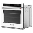 KitchenAid® 30" Single Wall Oven with Air Fry Mode KOES530PWH