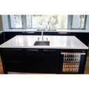 Jennair® NOIR™ 24" Built-In Undercounter Wine Cellar, Right Swing JUWFR242HM
