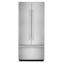 Jennair® Noir™ 36" (91.4 cm) Fully Integrated Built-In French Door Refrigerator Panel-Kit JBFFS36NHM