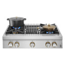 Jennair® 36" RISE™ Gas Professional-Style Rangetop with Gas Grill JGCP636HL