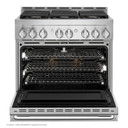 Jennair® 36" NOIR™ Gas Professional-Style Range JGRP436HM
