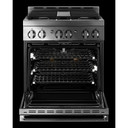Jennair® 30" NOIR™ Gas Professional-Style Range JGRP430HM