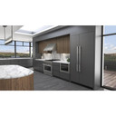 Jennair® Panel-Ready 42" Built-In Side-By-Side Refrigerator JBSFS42NMX