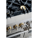 Jennair® RISE™ 48 Dual-Fuel Professional Range with Chrome-Infused Griddle JDRP548HL