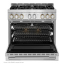 Jennair® 36" RISE™ Gas Professional-Style Range JGRP436HL Jennair® 36" RISE™ Gas Professional-Style Range JGRP436HL