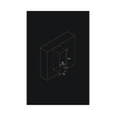 Jenn-Air® 36” Fully Integrated Built-In Bottom-Freezer Refrigerator (Left-Hand Door Swing) JB36NXFXLE