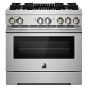 Jennair® RISE™ 36 Dual-Fuel Professional Range with Gas Grill JDRP636HL