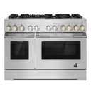 Jennair® RISE™ 48 Dual-Fuel Professional-Style Range with Grill JDRP648HL