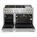 Jennair® 48" RISE™ Gas Professional-Style Range with Chrome-Infused Griddle JGRP548HL