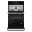 Jennair® NOIR™ 27" Microwave/Wall Oven with MultiMode® Convection System JMW2427LM