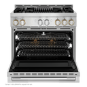 Jennair® RISE™ 36 Gas Professional-Style Range with Grill JGRP636HL