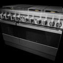 Jennair® NOIR™ 48" Dual-Fuel Professional Range with Gas Grill JDRP648HM