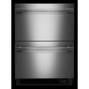 Jennair® NOIR 24" Double Drawer Refrigerator/Freezer JUCFP242HM