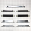 Built-In Oven Side Trim Kit, Stainless Steel W11300447