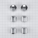 Stainless Steel Knob Kit - 4 Burner/Grill/Griddle W10231703