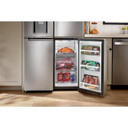 Whirlpool® 36-Inch Counter Depth 4 Door Refrigerator with Ice Maker in Door WRQC7836RZ