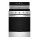 Whirlpool® 30-inch Smart Gas Range with Air Cooking Technology, Steam/Self Cleaning, Rapid Preheat 5.3 CuFt Capacity WFGS7530RZ