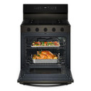 Whirlpool® 30-inch Smart Gas Range with True Convection, Steam/Self Cleaning, Rapid Preheat 5.3 CuFt Capacity WFGS7530RV