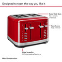 Kitchenaid® 4 Slice Toaster KMT4109ER