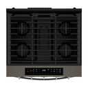 Whirlpool® 30-inch Smart Slide In Gas Range with True Convection, No Preheat Air Fry, Steam/Self Clean and High Speed Preheat WSGS7530RV