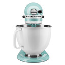 Kitchenaid® Artisan® Series Tilt-Head Stand Mixer with 5 Quart  White Colorfast Finish Stainless Steel Bowl KSM150WPAQ