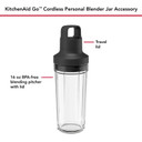 KitchenAid Go™ Personal Blender Jar Accessory KSBRJA16BM KitchenAid Go™ Personal Blender Jar Accessory KSBRJA16BM