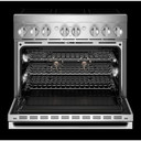 Jennair® NOIR™ 36" Induction Professional-Style Range JPIFC736RM