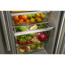 Kitchenaid® 28.7 Cu. Ft. Side-by-Side Refrigerator with Exterior Ice and Water Dispenser in PrintShield™ Finish KRSF536RPS