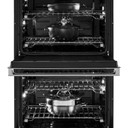 Jennair® NOIR™ Double Wall Oven with MultiMode® True Convection with Smooth Glide Flat-Tine Racks JOEDC530RM