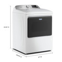 Maytag® 7.4 Cu. Ft. Top Load Electric Dryer with Extra Power and Advanced Moisture Sensing YMED6205RW