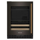 Kitchenaid® 24" Beverage Center with Glass Door and Wood-Front Racks KUBL524SBE