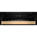 Kitchenaid® 24" Undercounter Wine Cellar with Full-Extension Wood-Front Racks KUWR524SBE