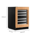 Kitchenaid® 24" Panel-Ready Undercounter Wine Cellar KUWL324SPA