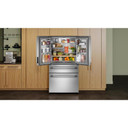 Kitchenaid® 30 cu. ft. French Door Refrigerator with Interior Water and Ice and FreshChill™ Full-Width Refrigerated Drawer KRMF336SPS