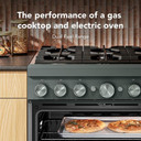 KitchenAid® 36-Inch 6 Burner Commercial-Style Dual Fuel Range with No Preheat Air Fry Mode KFDS936SJP