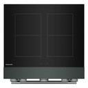 Kitchenaid® 30-Inch 4-Element Induction Freestanding Commercial-Style Range with Air Fry KFIS930SJP