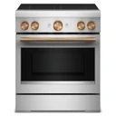 Kitchenaid® 30-Inch 4-Element Induction Freestanding Commercial-Style Range with Air Fry KFIS930SSS