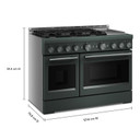 KitchenAid® 48-Inch 6 Burner Commercial-Style Gas Range with Griddle KFGD948SJP