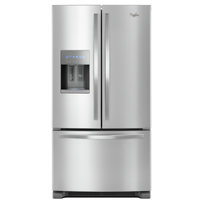 Whirlpool® 36-inch Wide French Door Refrigerator in Fingerprint-Resistant Stainless Steel - 25 cu. ft. WRF555SDFZ