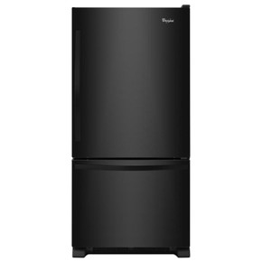 Whirlpool® 22 cu. ft. Bottom-Freezer Refrigerator with Freezer Drawer WRB322DMBB
